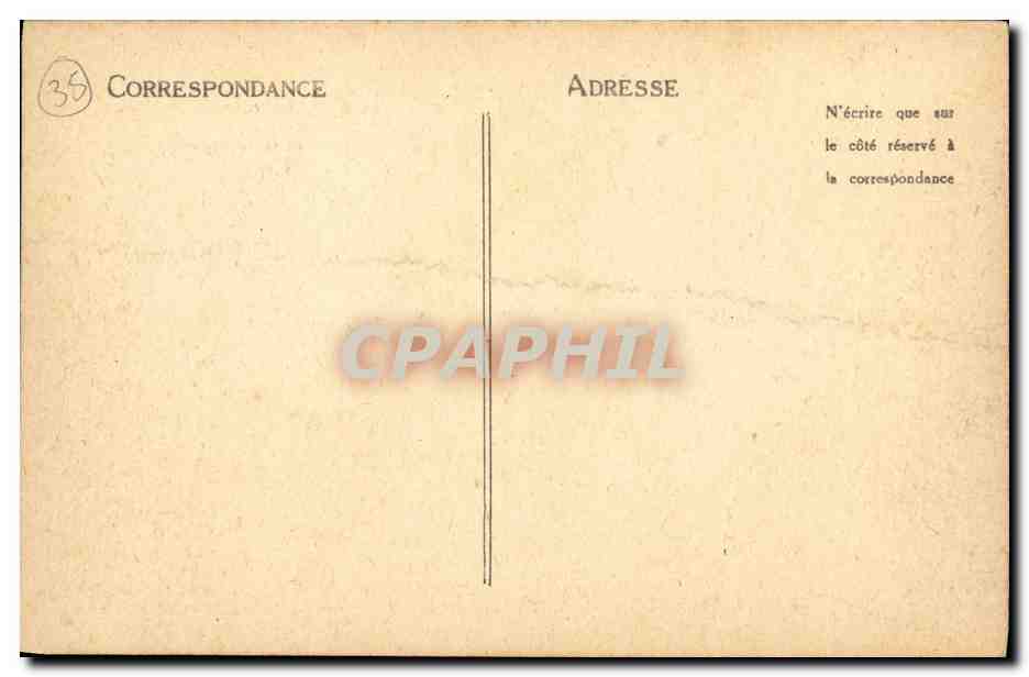 CPA Rotheneuf Pointe de la Varde Parama au fond — Reverso