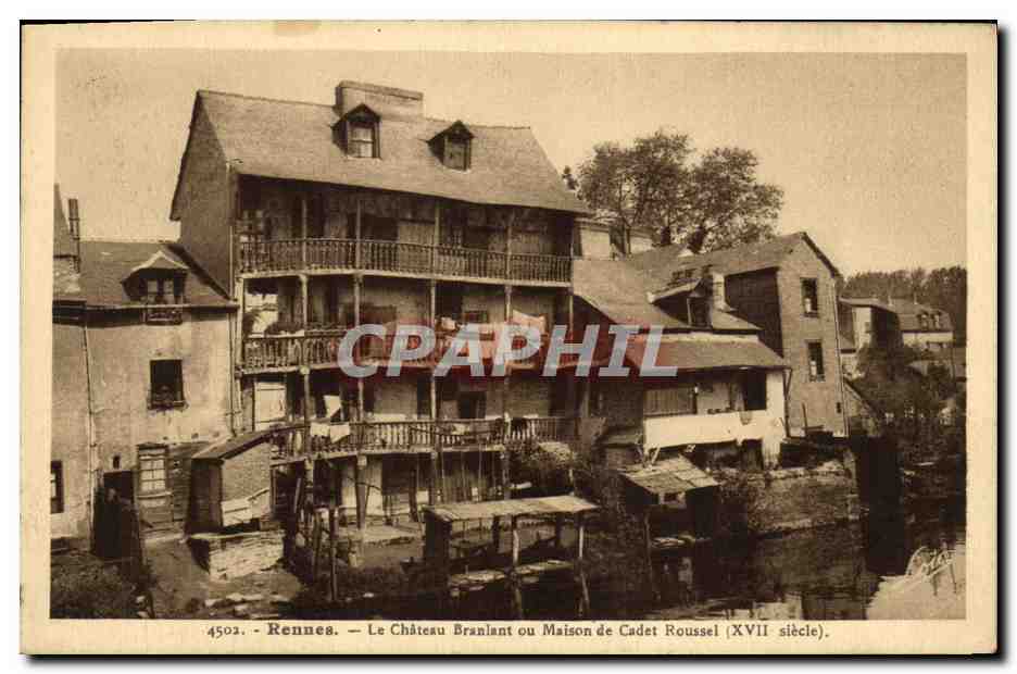 Rennea — Le Château Branlant ou Maison de Cadet Roussel (XVIIe siècle)