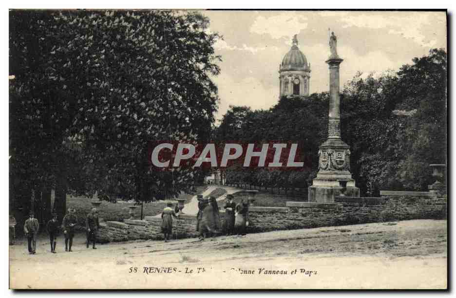 CPA Rennes Colonne Vanneau