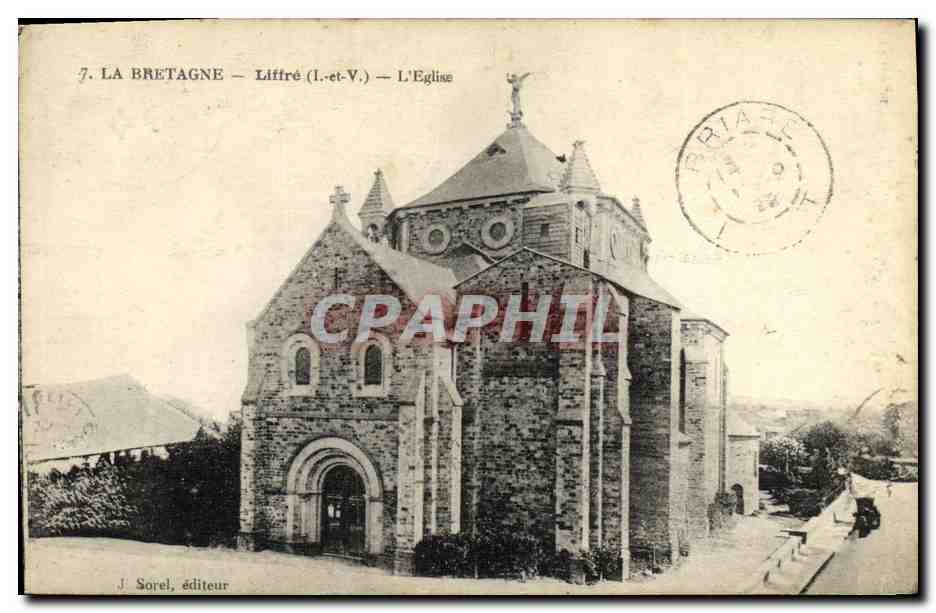 Liffre (Ille-et-Vilaine) — L'église — J. Sorel, éditeur
