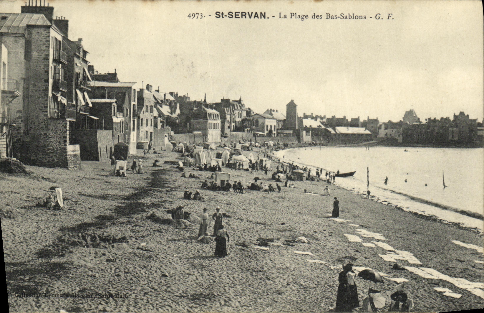 St-SERVAN - La Plage des Bas-Sablons - G. F. n°4973