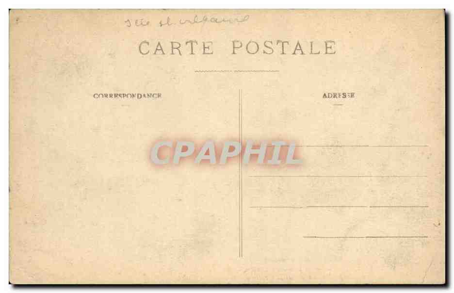 CPA St Lunaire La Pointe du Decolle Au Loin La Croix du granit au dessus la grotte des sirenes — Rückseite