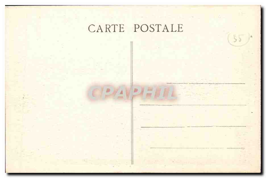 CPA Les bords de la Rance  — Verso