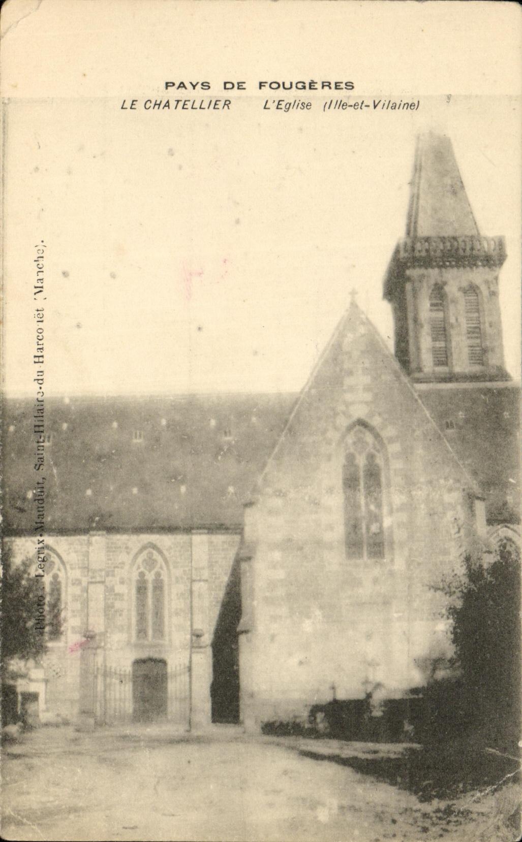 Le Chatellier — Église (Ille-et-Vilaine) — Pays de Fougères — Photo Leguyx-Manduit