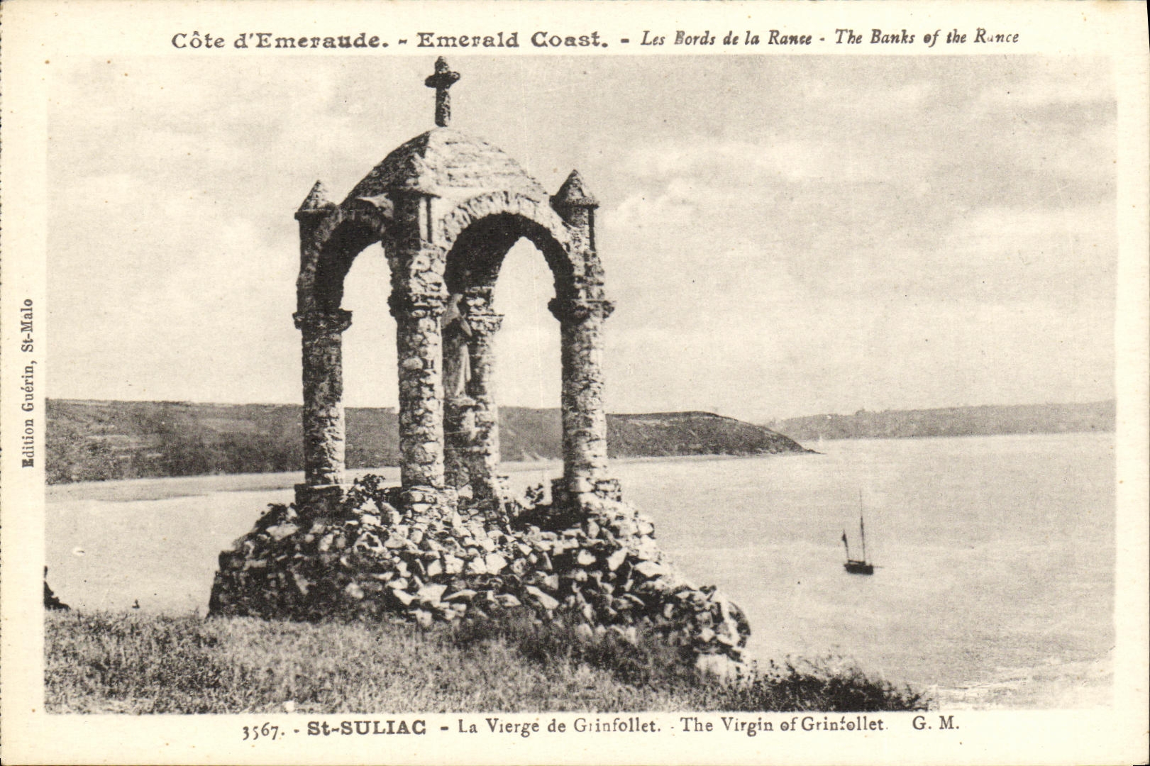 St-Suliac - La Vierge de Grinfollet — Édition Guérin, St-Malo, n°3567