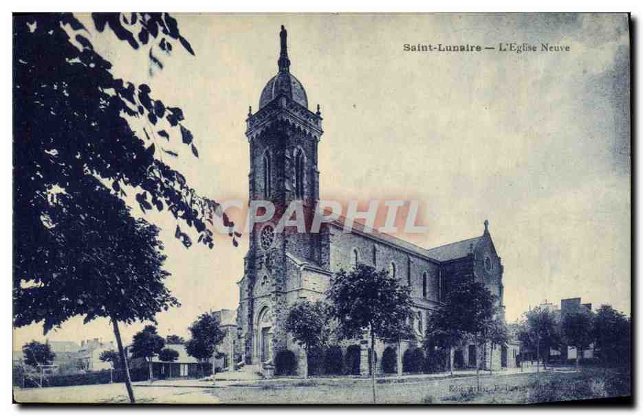 Saint-Lunaire — L'Église Neuve — Imp. P. Foulon, Toulouse