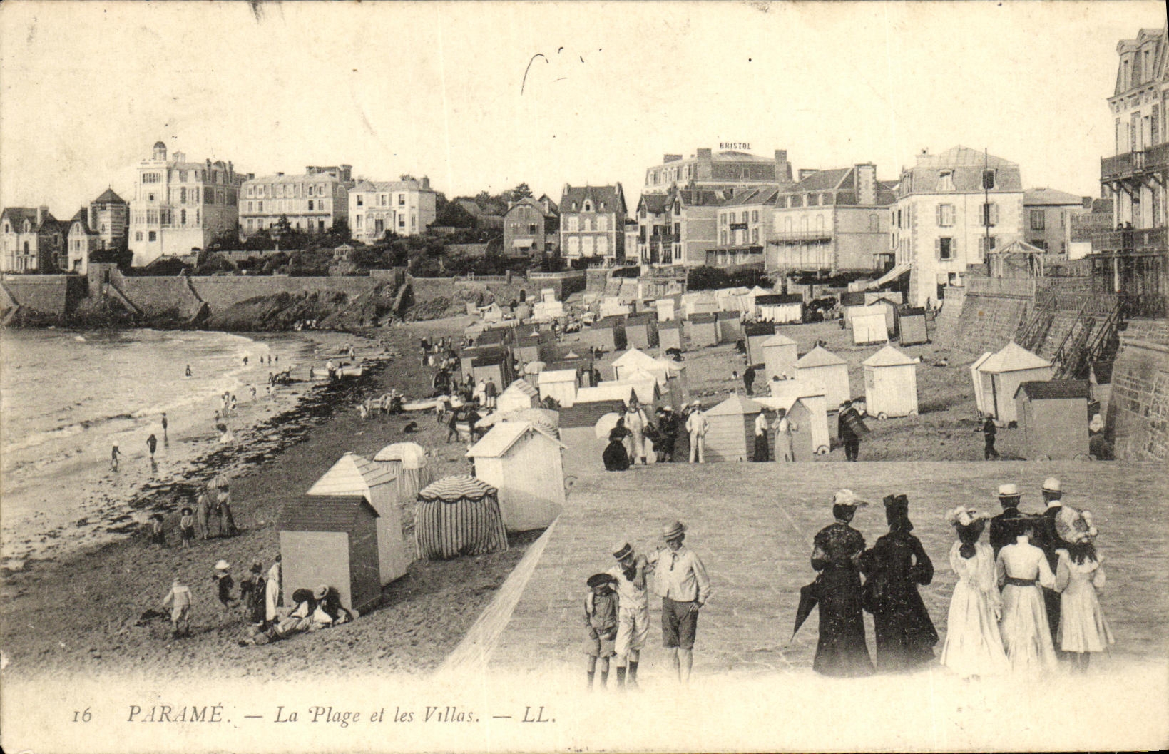 CPA Parame La Plage et les Villes