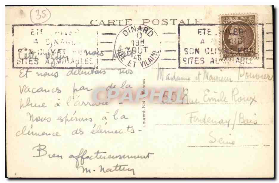 CPA St Servan Sur Mer Le Pont Saint Pere et la Tour Solidor — Reverso