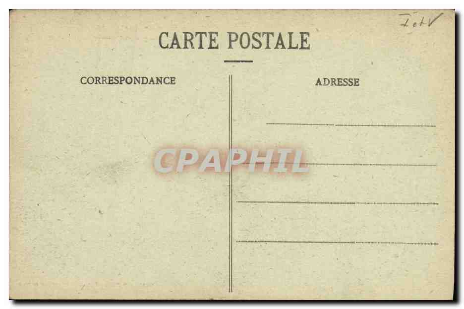 CPA St Servan L Hopital Rosais Les jardins  — Rückseite