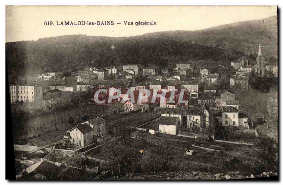 CPA Lamalou les Bains Vue Generale