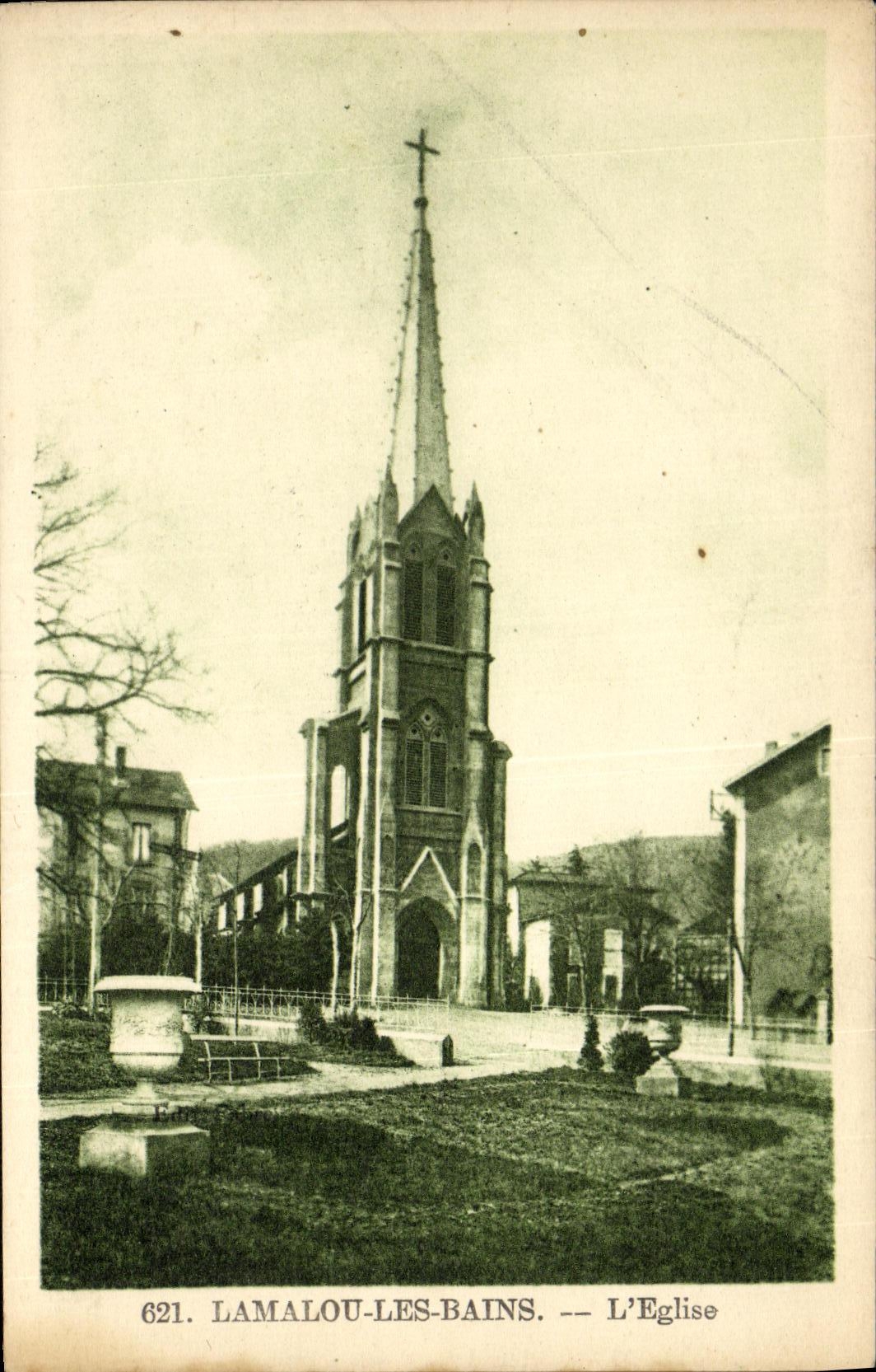 CPA Lamalou les Bains L Eglise