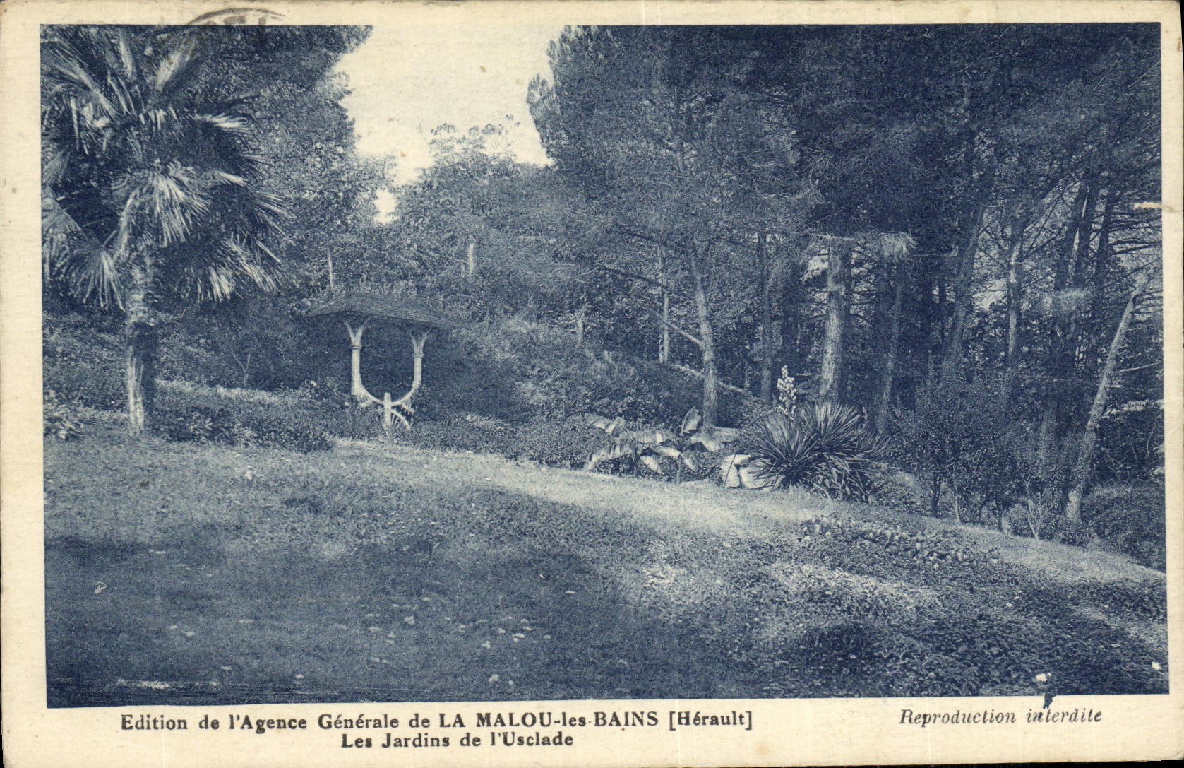 Les Jardins de l'Usclade — LA MALOU-les-BAINS [Hérault] — Edition de l'Agence Générale