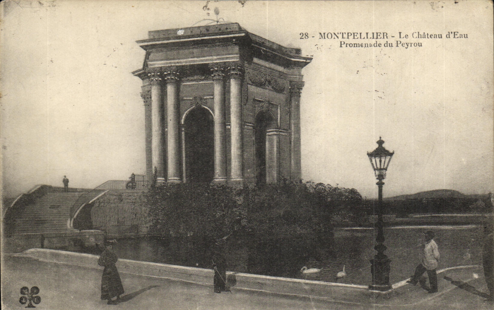 CPA Montpellier Le Chateau d Eau Promenade du Peyrou