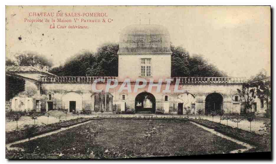 Schloss Sales-Pomerol — Innenhof — Maison V° Payraud & C°