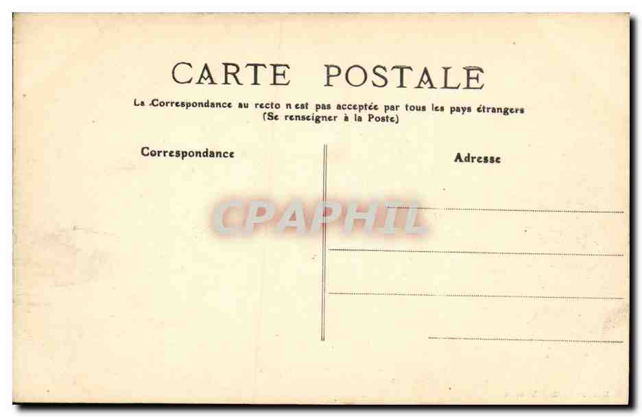 CPA Coutras Pont Suspendu et les Bords de le Dronne — Rückseite