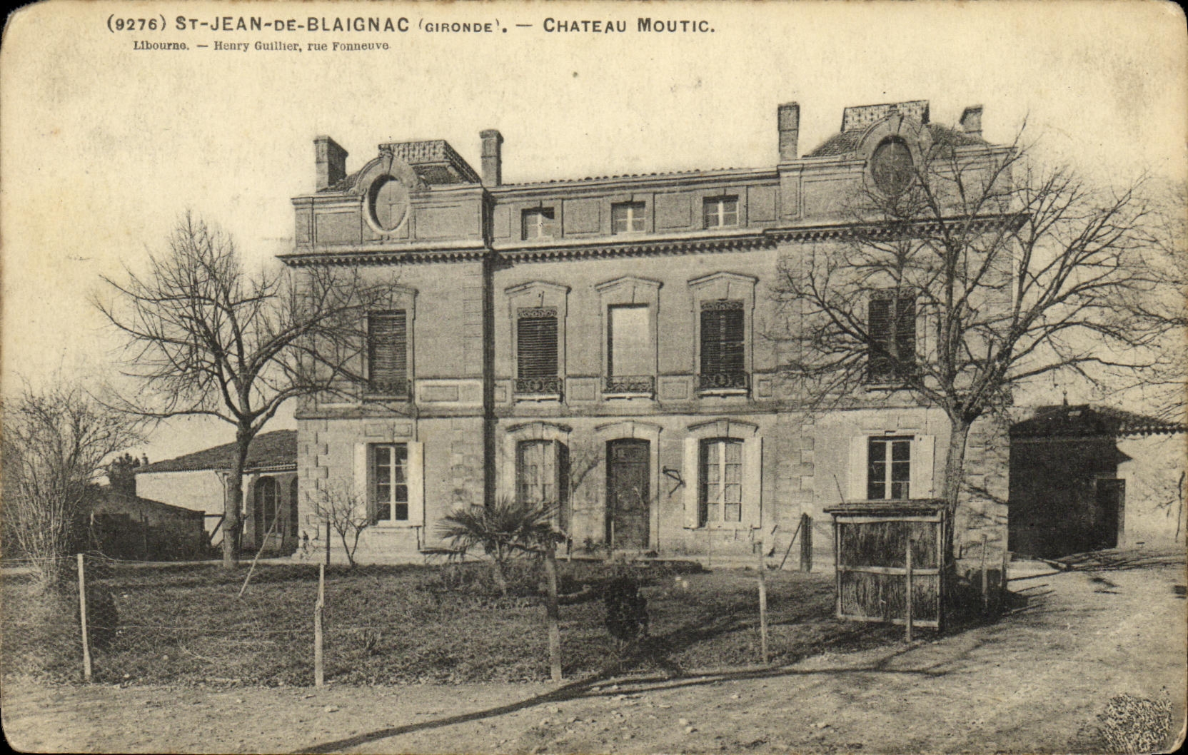 CPA St Jean De Blaignac Chateau Moutic