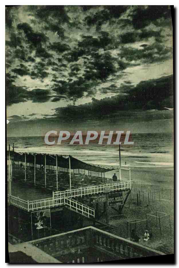 Soulac-sur-Mer — Effet de nuage — Phototypie Marcel Delbouze, Bordeaux