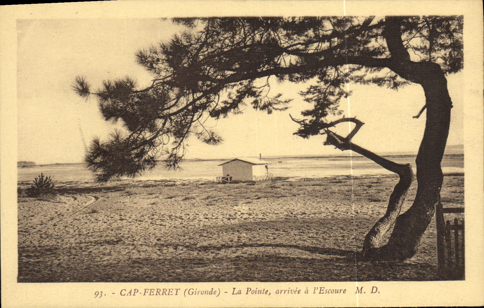 CPA Cap Ferret La Pointe arrivee a l Escoure
