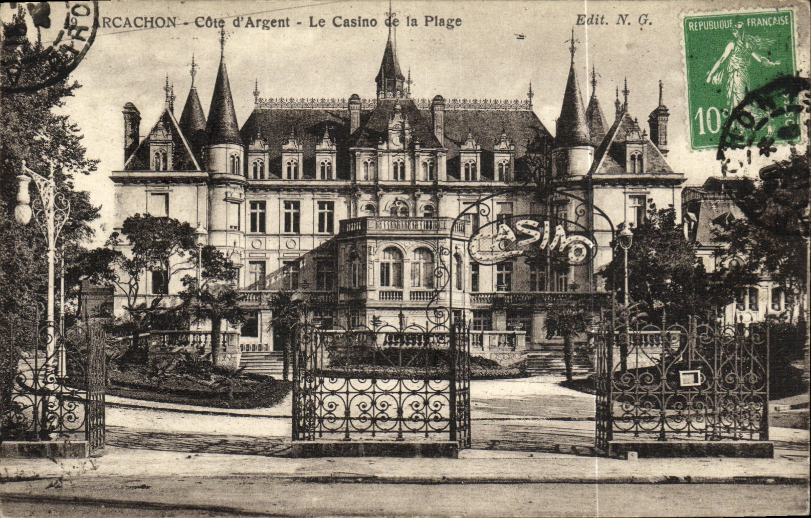 CPA Arcachon Cote d Argent Le Casino de la Plage