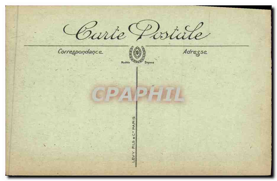 CPA Arcachon Un Coin de Plage — Rückseite