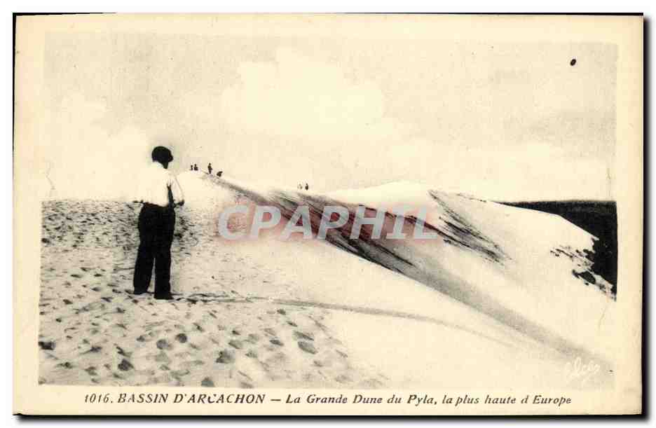 CPA Cote D Argent Bassin d Arcachon La grande dune du Pyla 