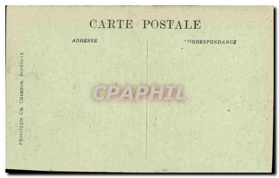 Bordeaux — La Rade — C.B. — Phototype Ch. Champon, Bordeaux — Back