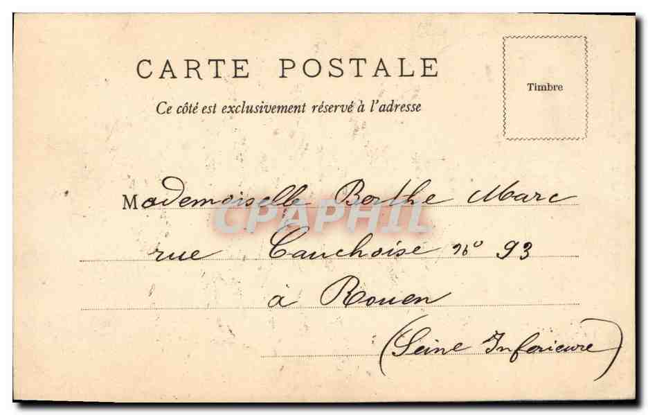 Bordeaux — Le Monument des Girondins — W.F. Depoix — Verso