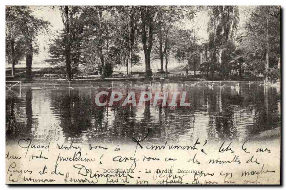 CPA Bordeaux Le jardin Botanique