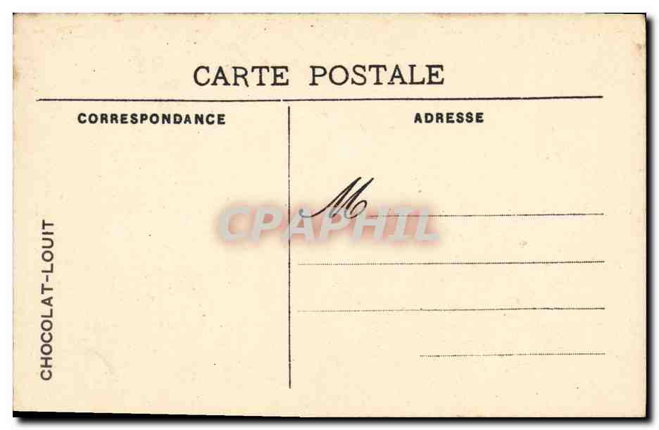 CPA Bordeaux Musee Troyon Boeufs au Labour — Verso