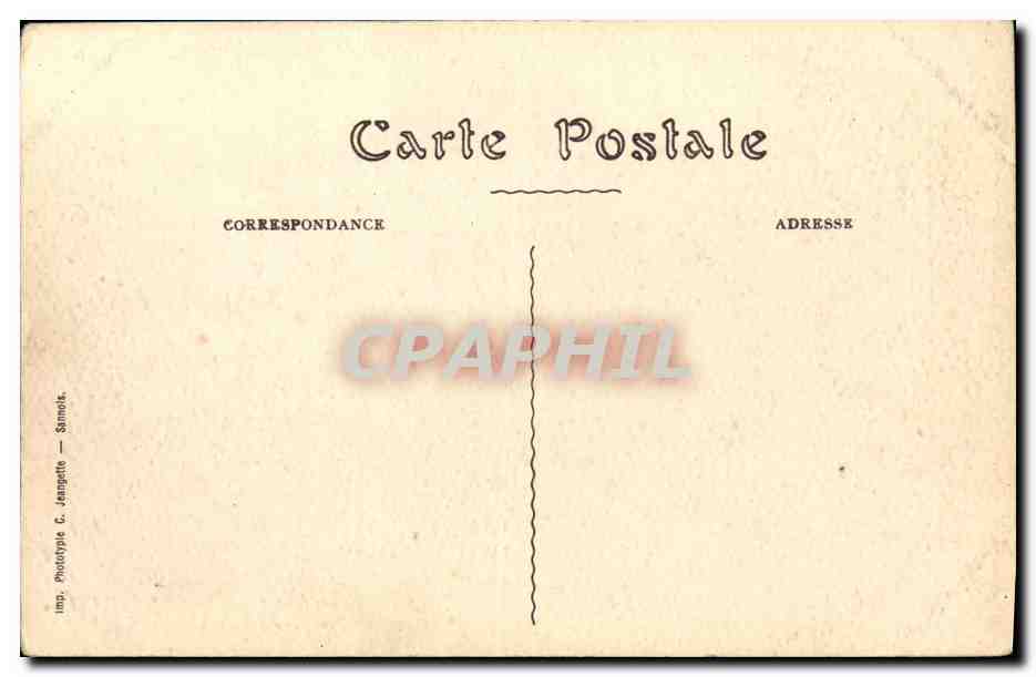 CPA Bordeaux Les Allees de et le Cours du XXX Juillet — Verso