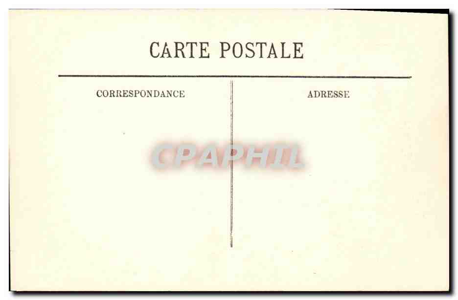 CPA Bordeaux Les Allees et L Eglise Saint Seurin — Verso
