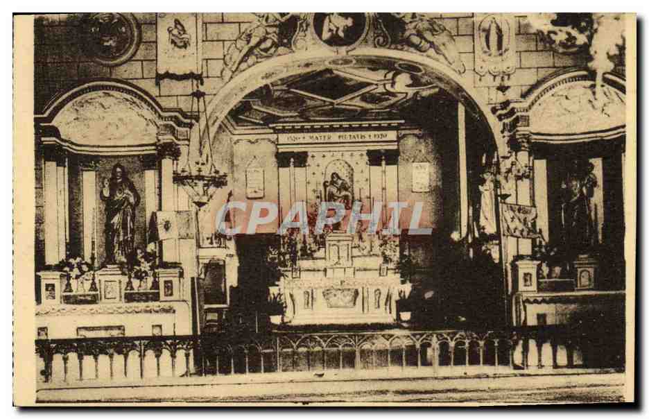 Condom - Notre-Dame de Piétat — Intérieur de la chapelle, le chœur actuel, inférieure avant la révolution — éditeur non visible