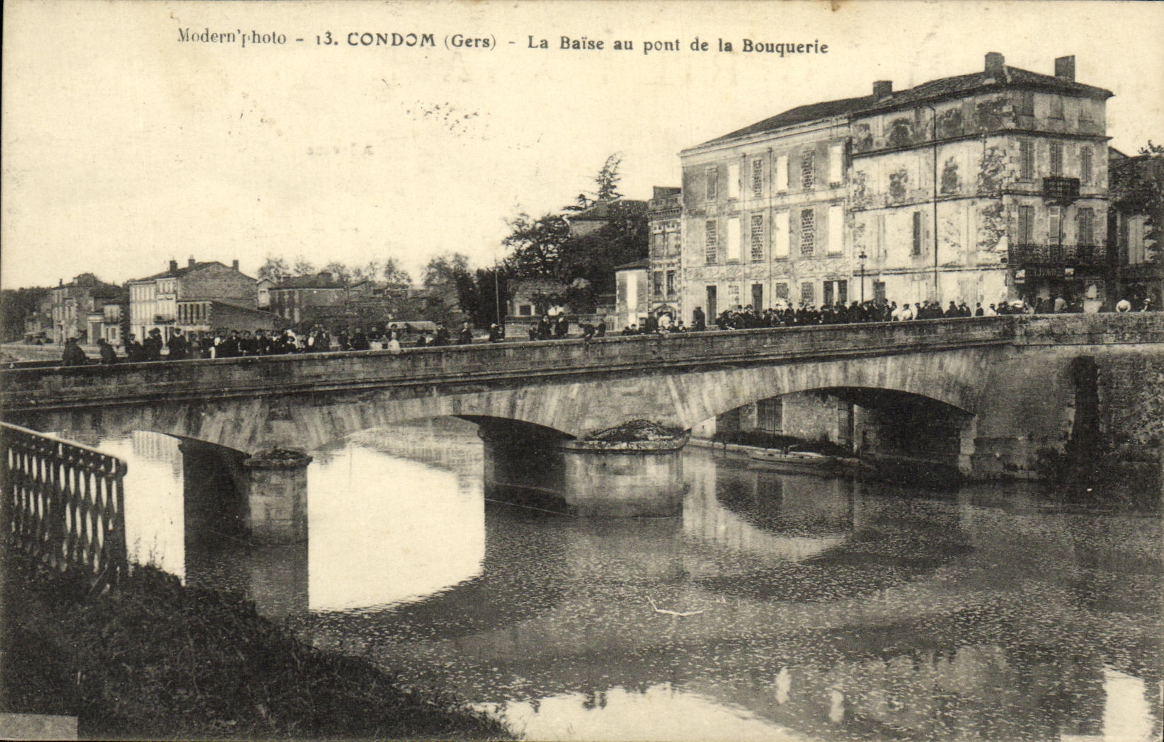 Condom (Gers) - La Baise au pont de la Bouquerie — Modern'photo - 13