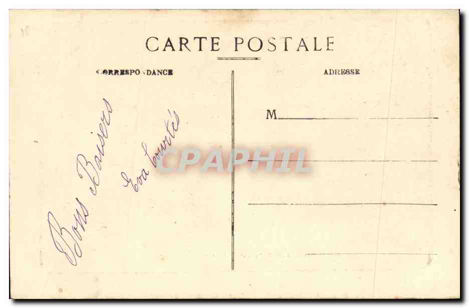 CPA Condom Avenues d Agen et de Lectoure — Back