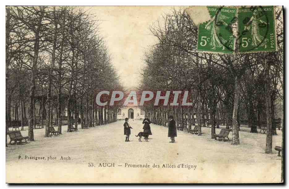 Auch — Promenade des Allées d'Etigny — P. Prézignue, phot. Auch, n°55