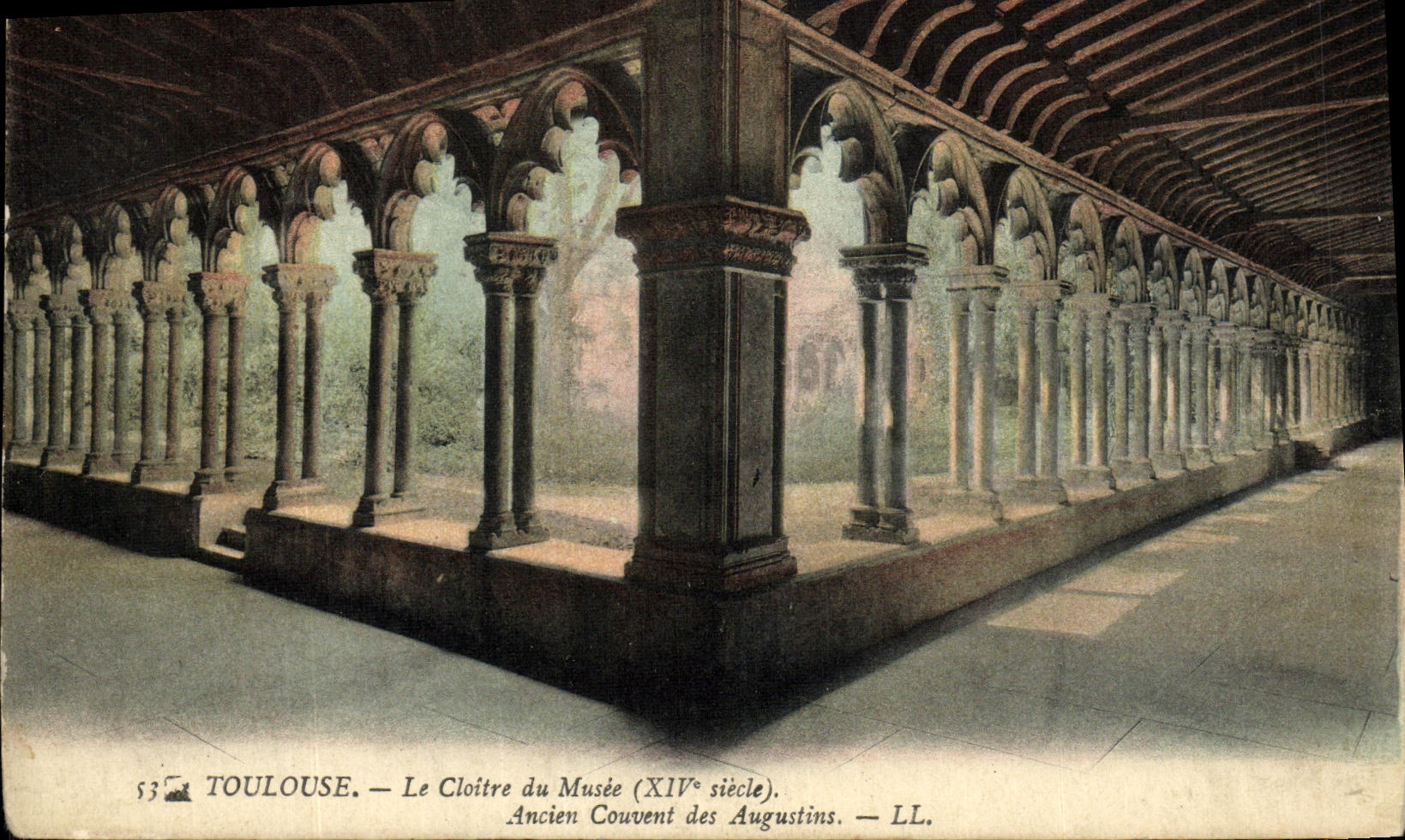 CPA Toulouse Le cloitre du musee Ancien couvent des Augustins