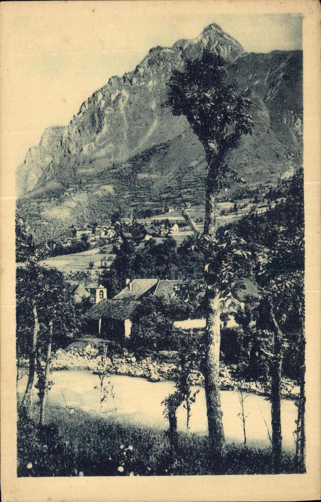 CPA Venosc et la Chapelle de Bourg d Arud sur le Veneon