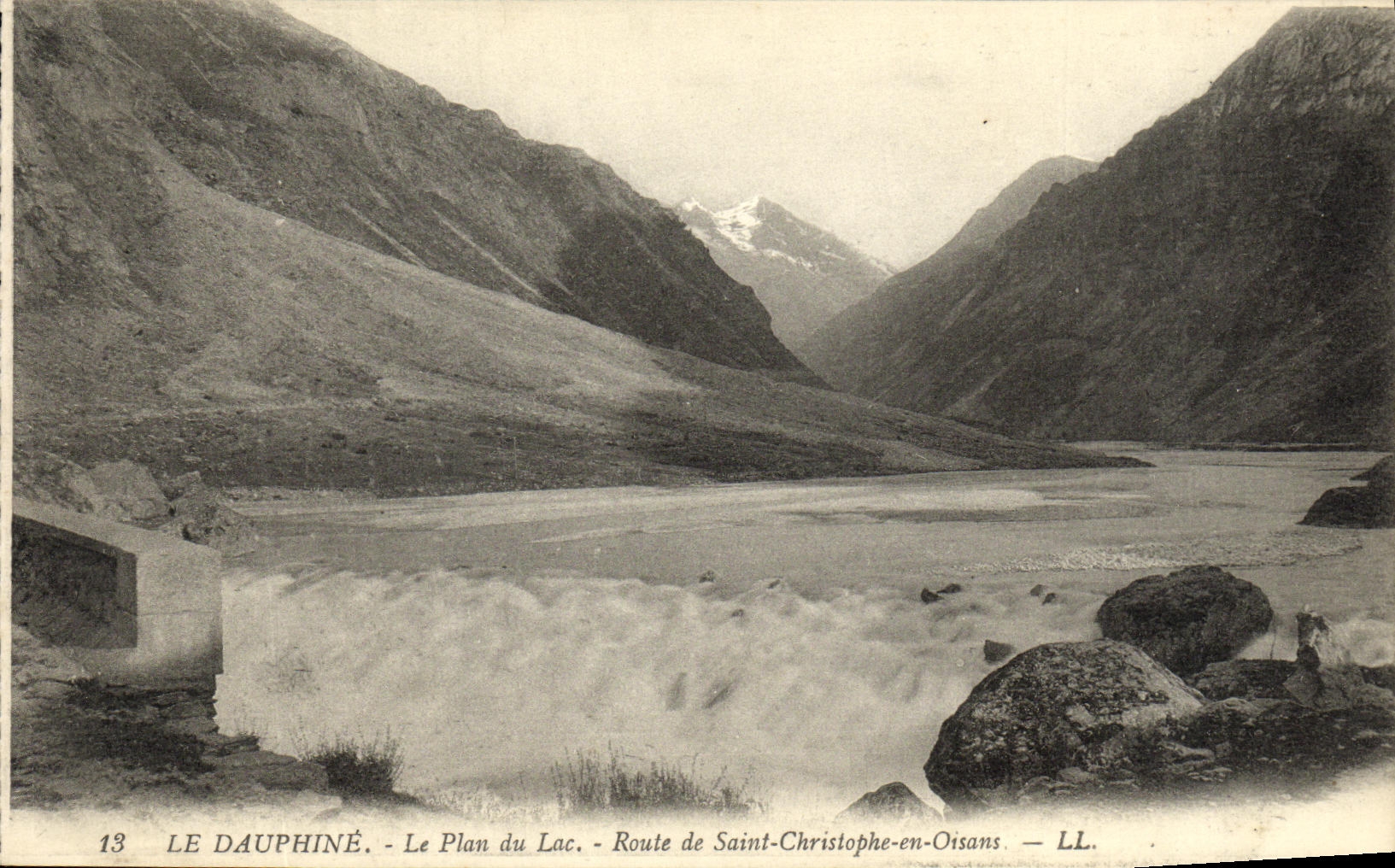 Le Plan du Lac — Route de Saint-Christophe-en-Oisans — LL.