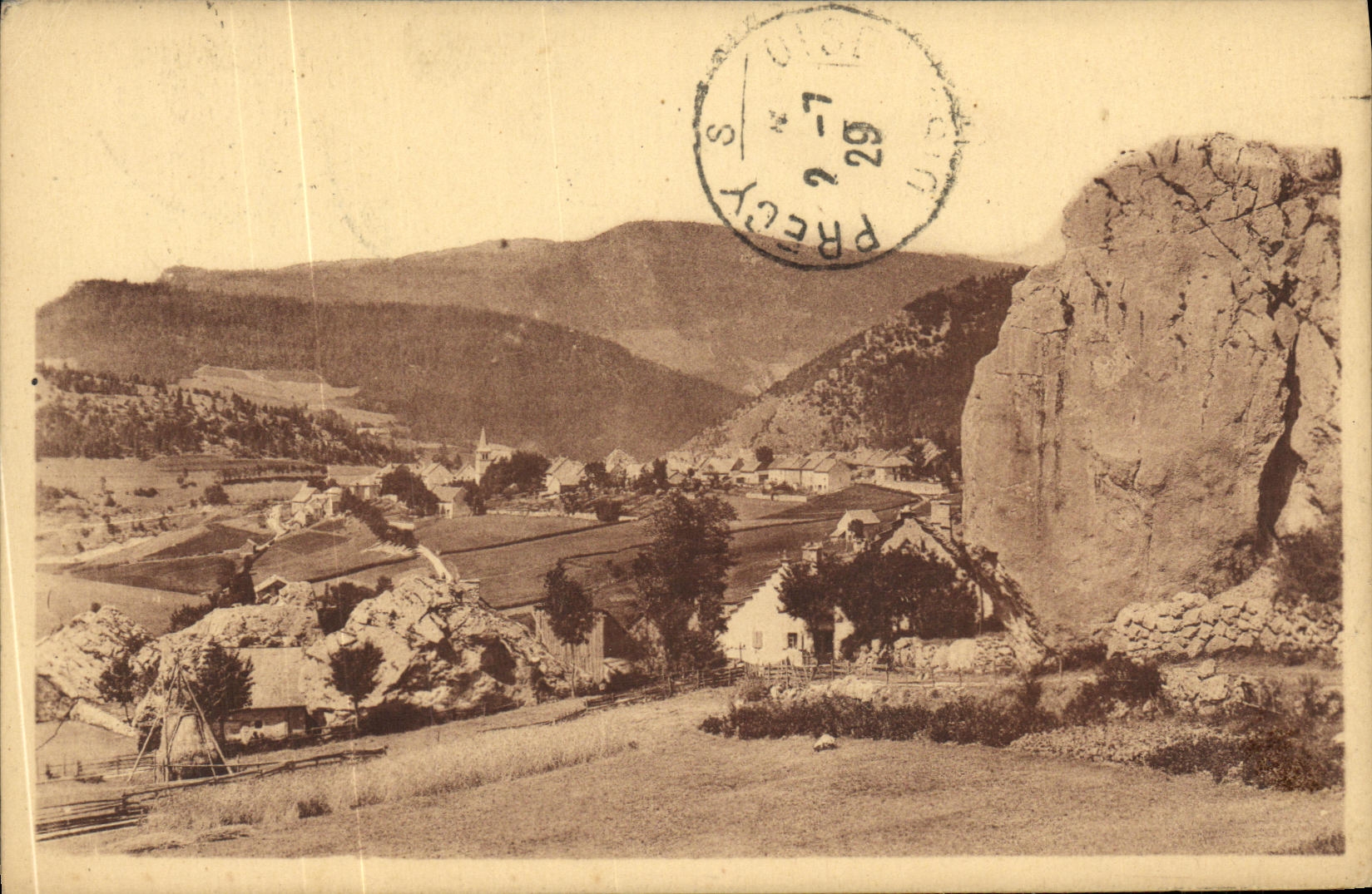 CPA Villard de Lans Vue prise du Hameau des Pierres