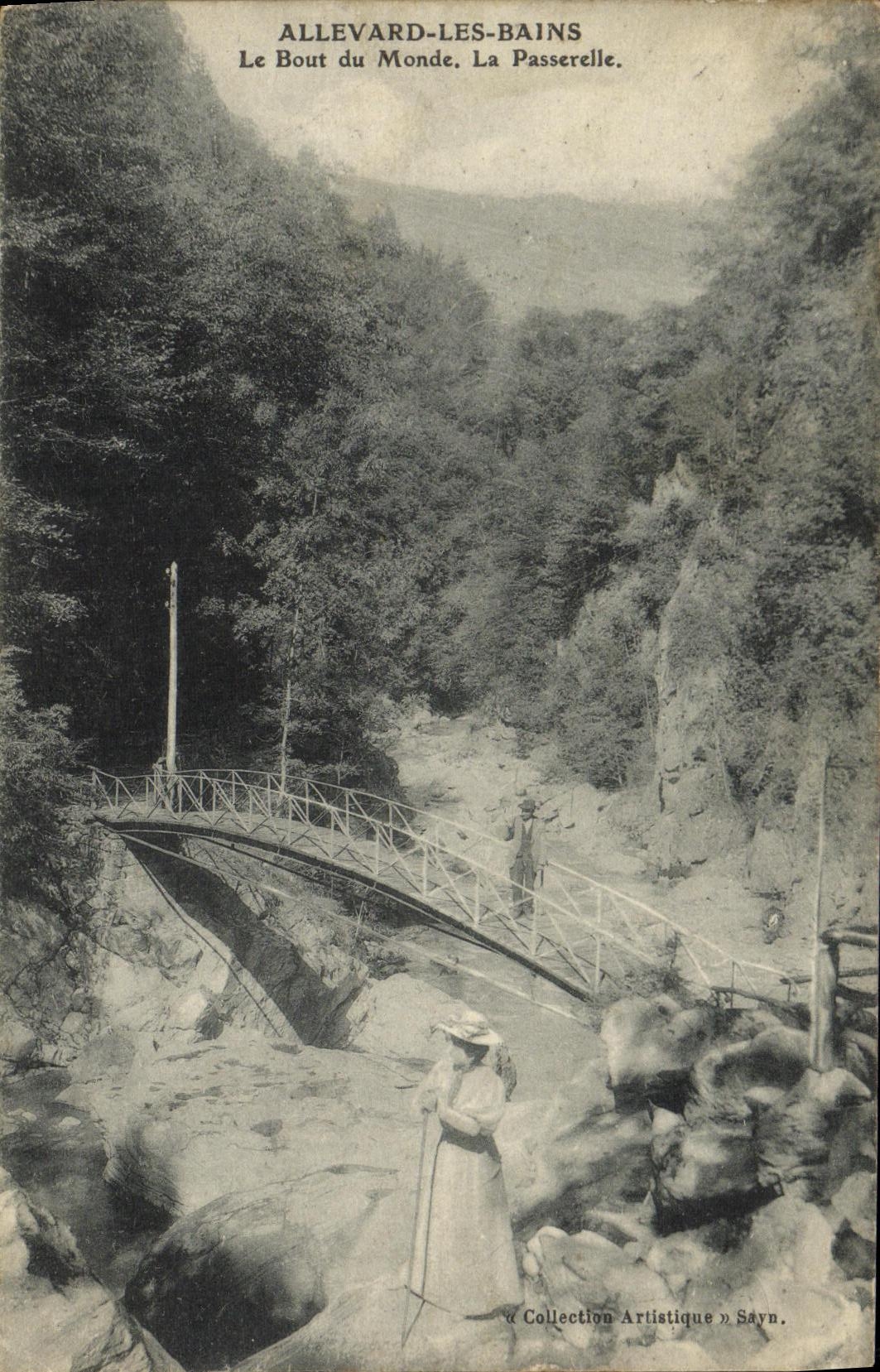 Allevard-les-Bains — Le Bout du Monde, La Passerelle — Collection Artistique Sayn