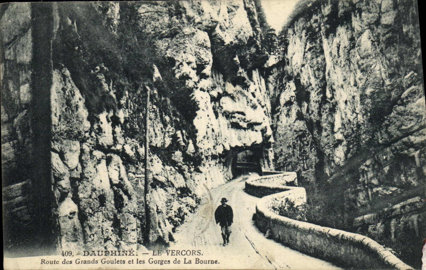 CPA Dauphine Le Vercors Route des Grands Goulets et les Gorges de la Bourne