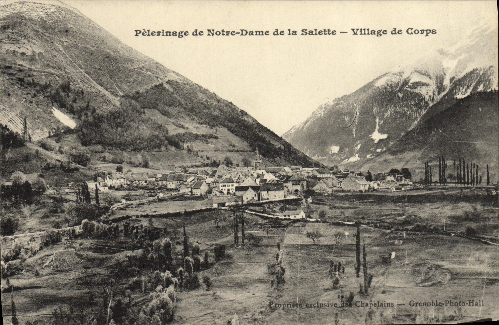 Pèlerinage de Notre-Dame de la Salette — Village de Corps — Grenoble-Photo-Hall