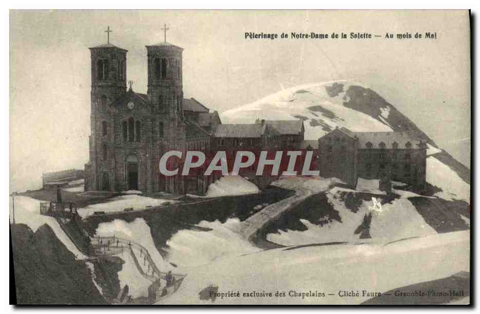CPA Pelerinage de Notre Dame de La Salette au mois de Mai