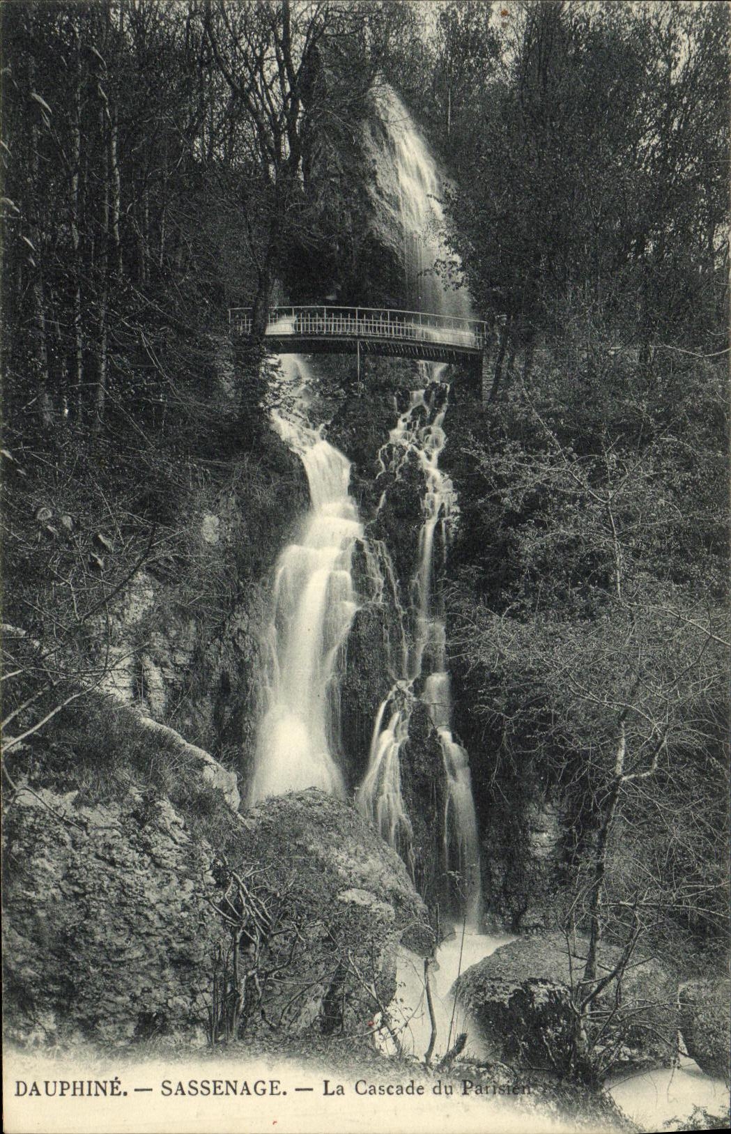 Dauphiné - Sassenage — La Cascade du Parisien — P. Gaude, phot. - édit. Grenoble