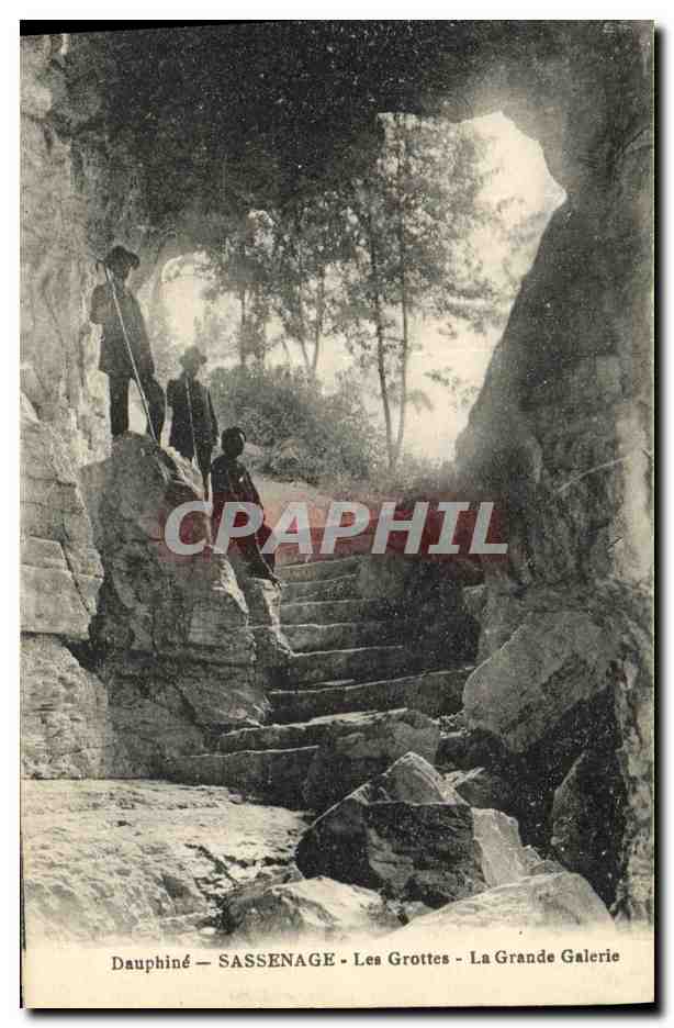 Dauphiné — SASSENAGE — Les Grottes — La Grande Galerie