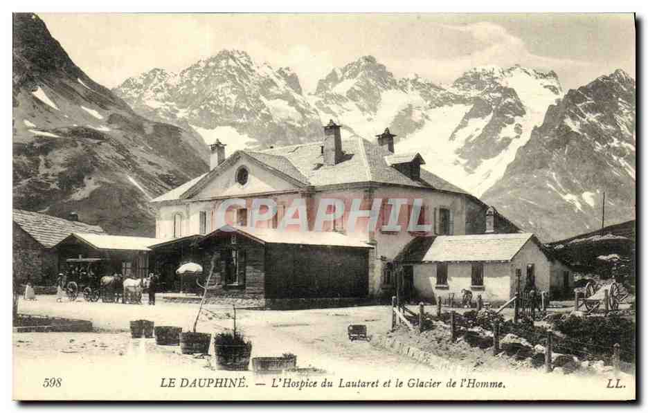 The Dauphiné — L'Hospice du Lautaret and the Glacier de l'Homme — LL. n° 598
