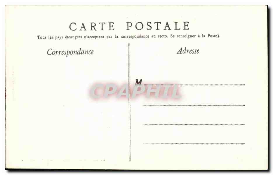 CPA Dauphine Vizille Vue generale — Verso