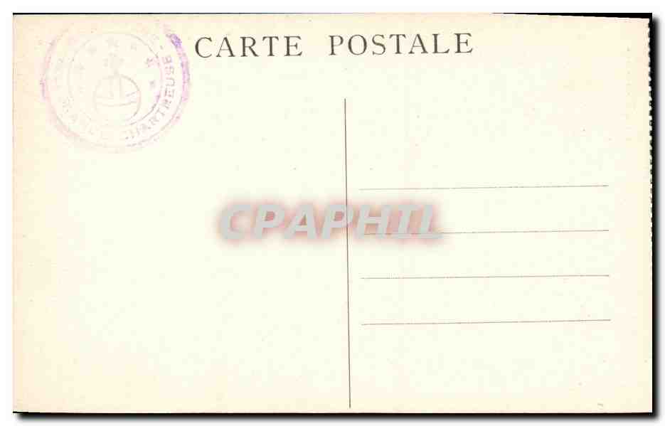 CPA Dauphine Couvent de la Grande Chartreuse La Bibliotheque — Verso