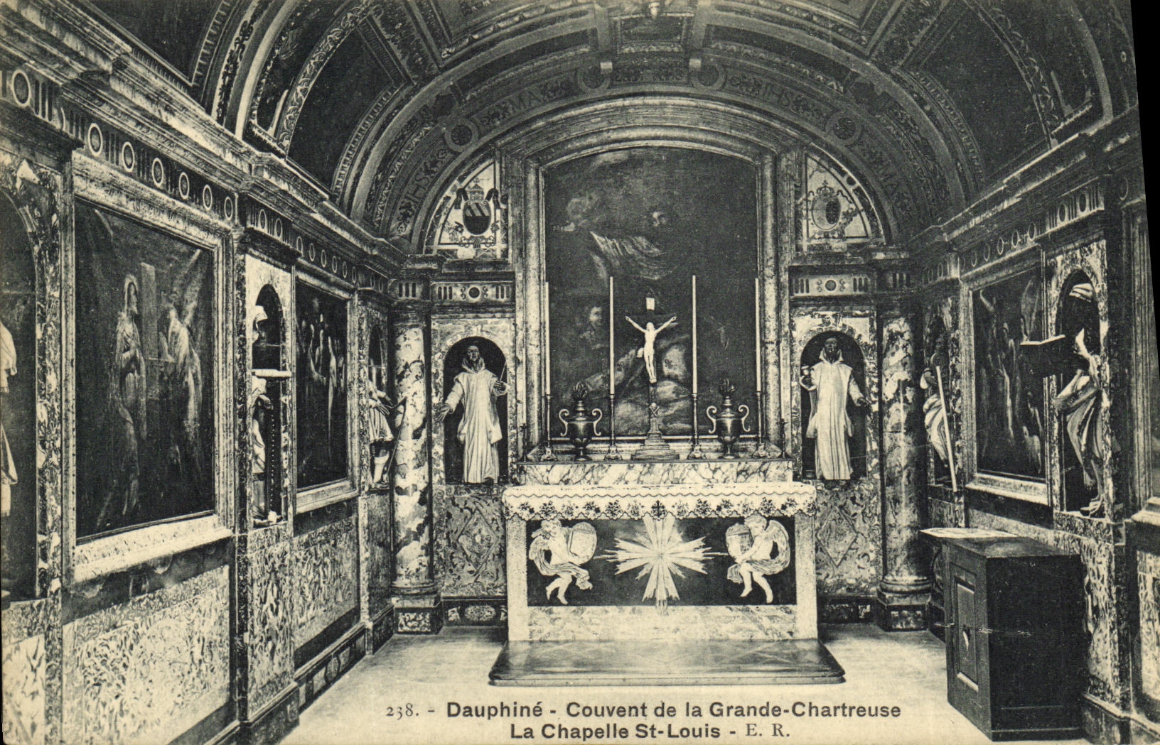 La Chapelle Saint-Louis — Couvent de la Grande-Chartreuse — Dauphiné — E.R. n°238
