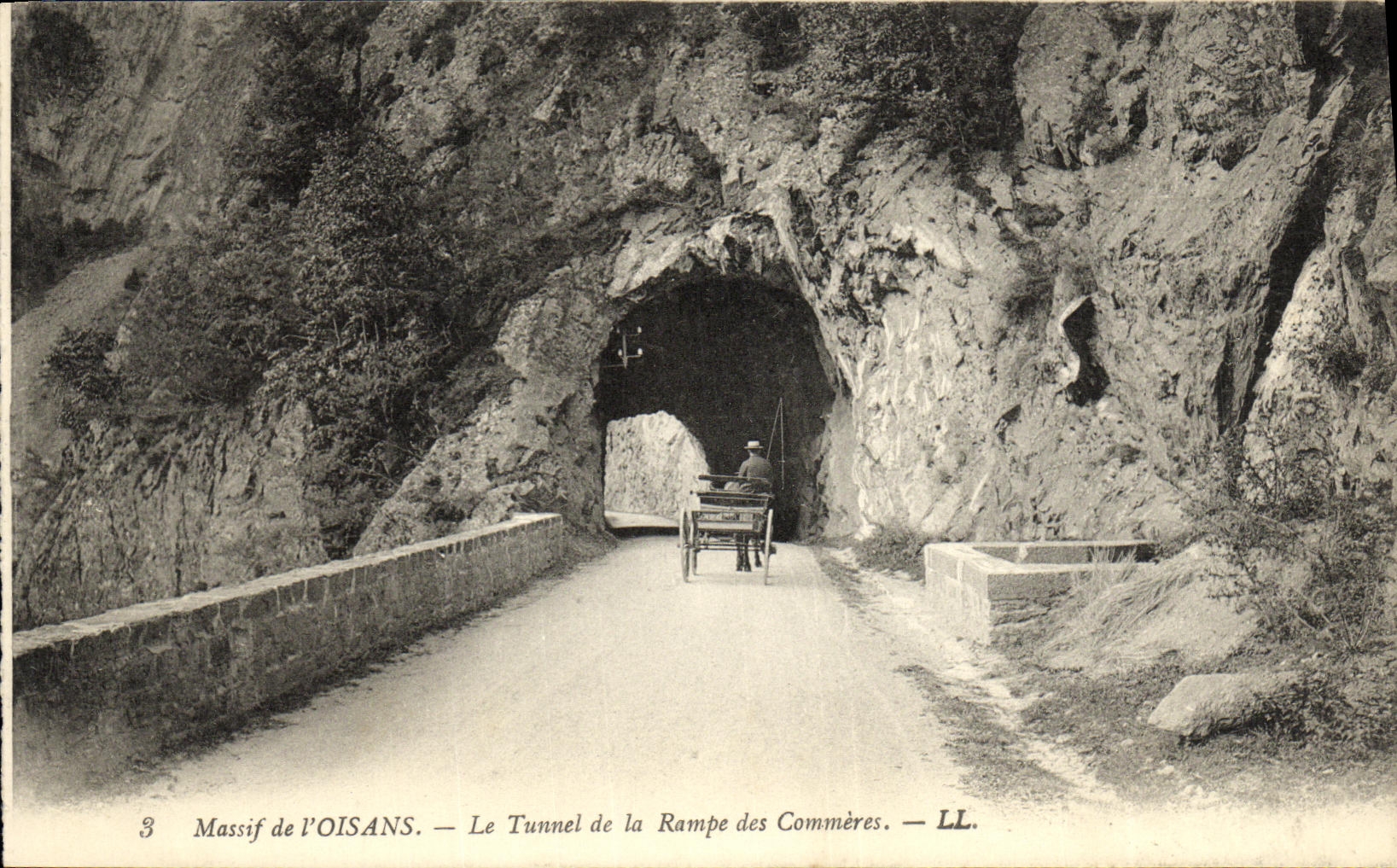 Massif de l'Oisans — Der Tunnel der Rampe des Commères — LL.